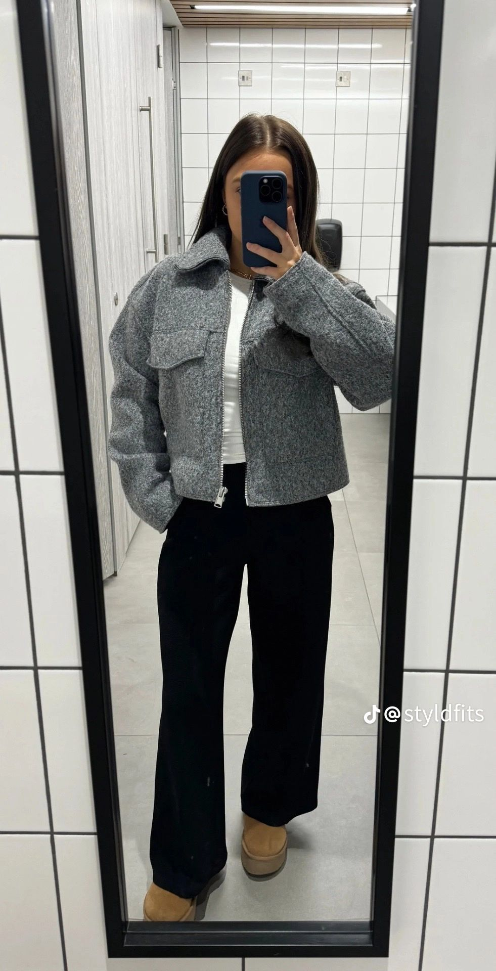 Cropped Wool Jacket