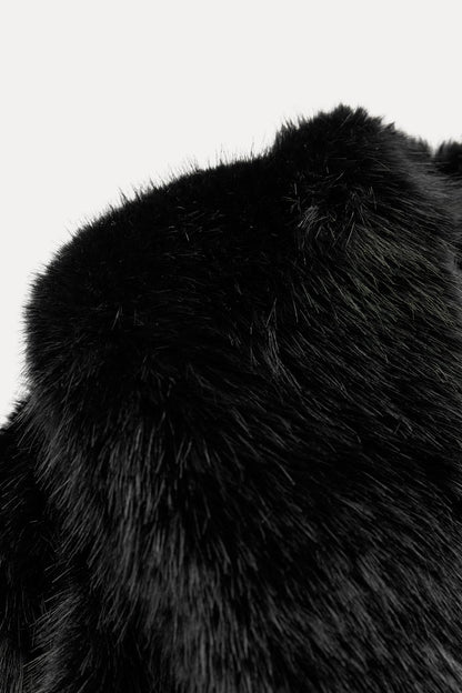 Faux Fur Cropped Jacket