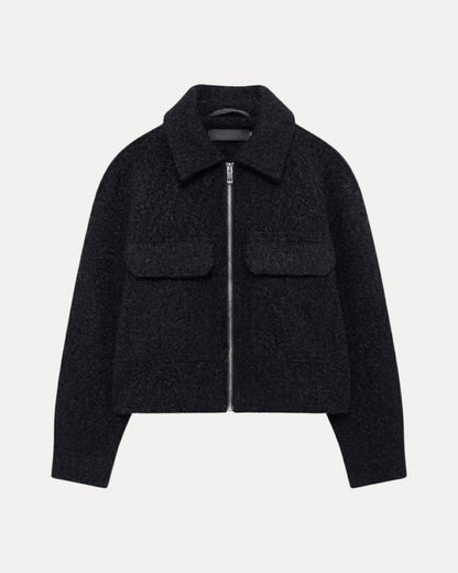 Cropped Wool Jacket