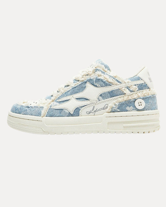 Denim Patch Low Sneaker