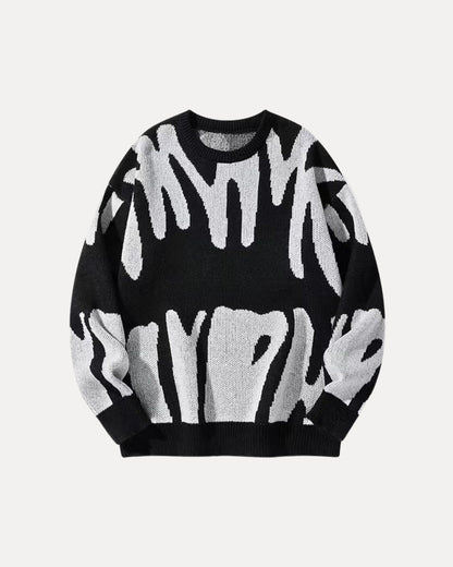 Pattern Knit Sweater