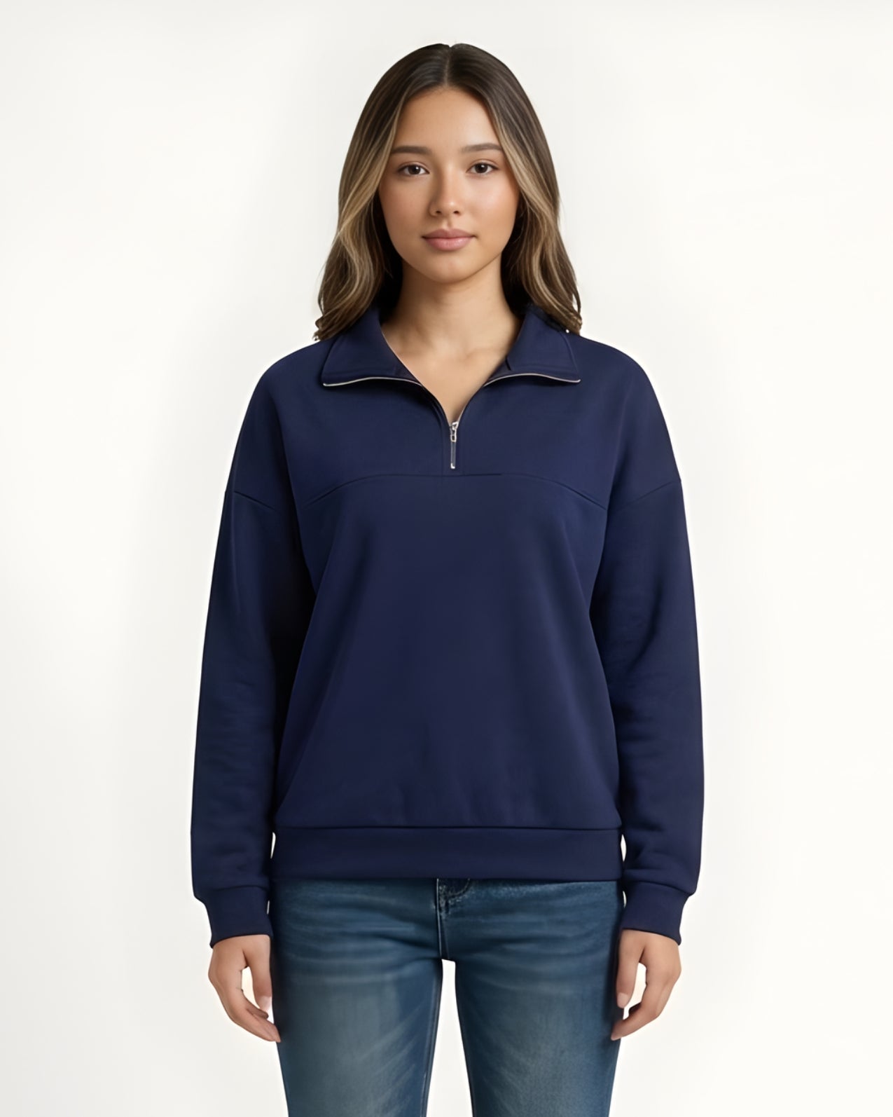 Halfmoon Zip Sweatshirt