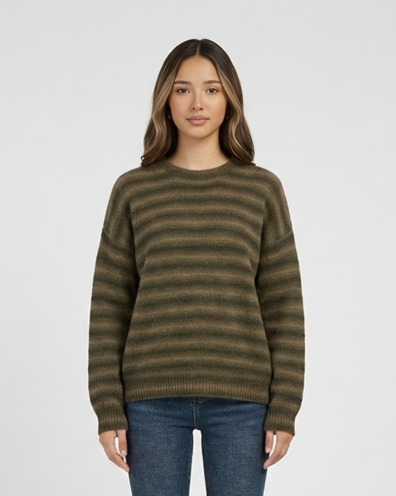 Mosswave Textured Knit Sweater