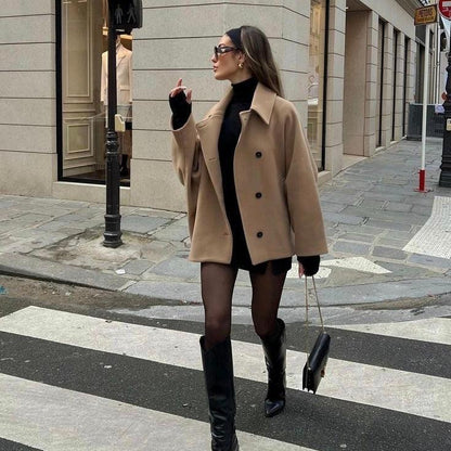 Oversized wool coat™