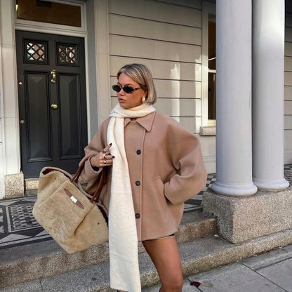 Oversized wool coat™