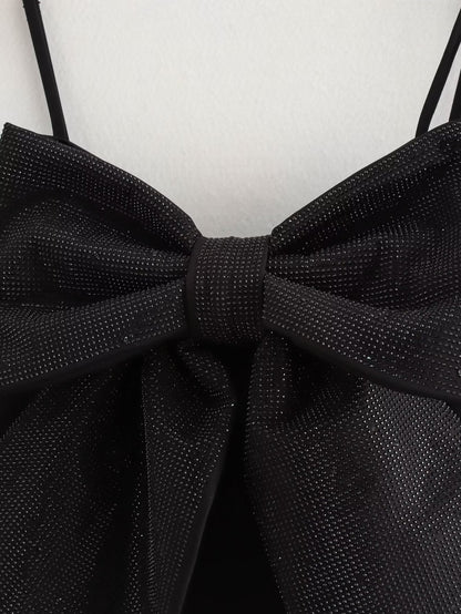 STRAPPY BOW CROP TOP