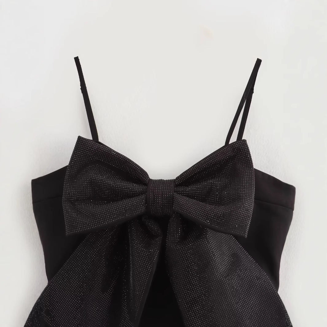 STRAPPY BOW CROP TOP