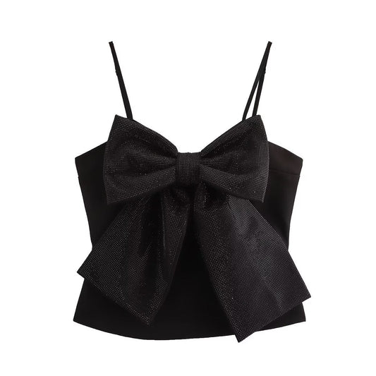 STRAPPY BOW CROP TOP
