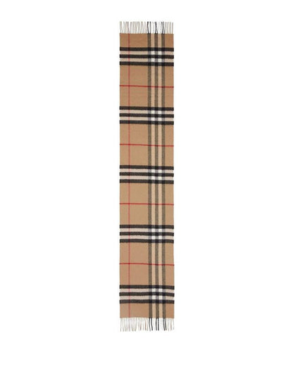 Checkered Cashmere Scarf