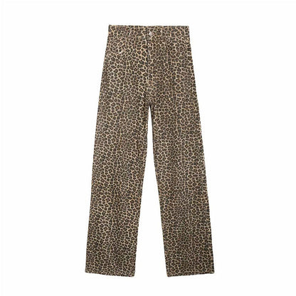 Leopard Print Jeans